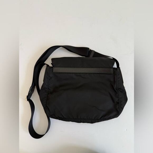 Prada Vela Sport Nylon Crossbody Shoulder Bag Black - Picture 4 of 8